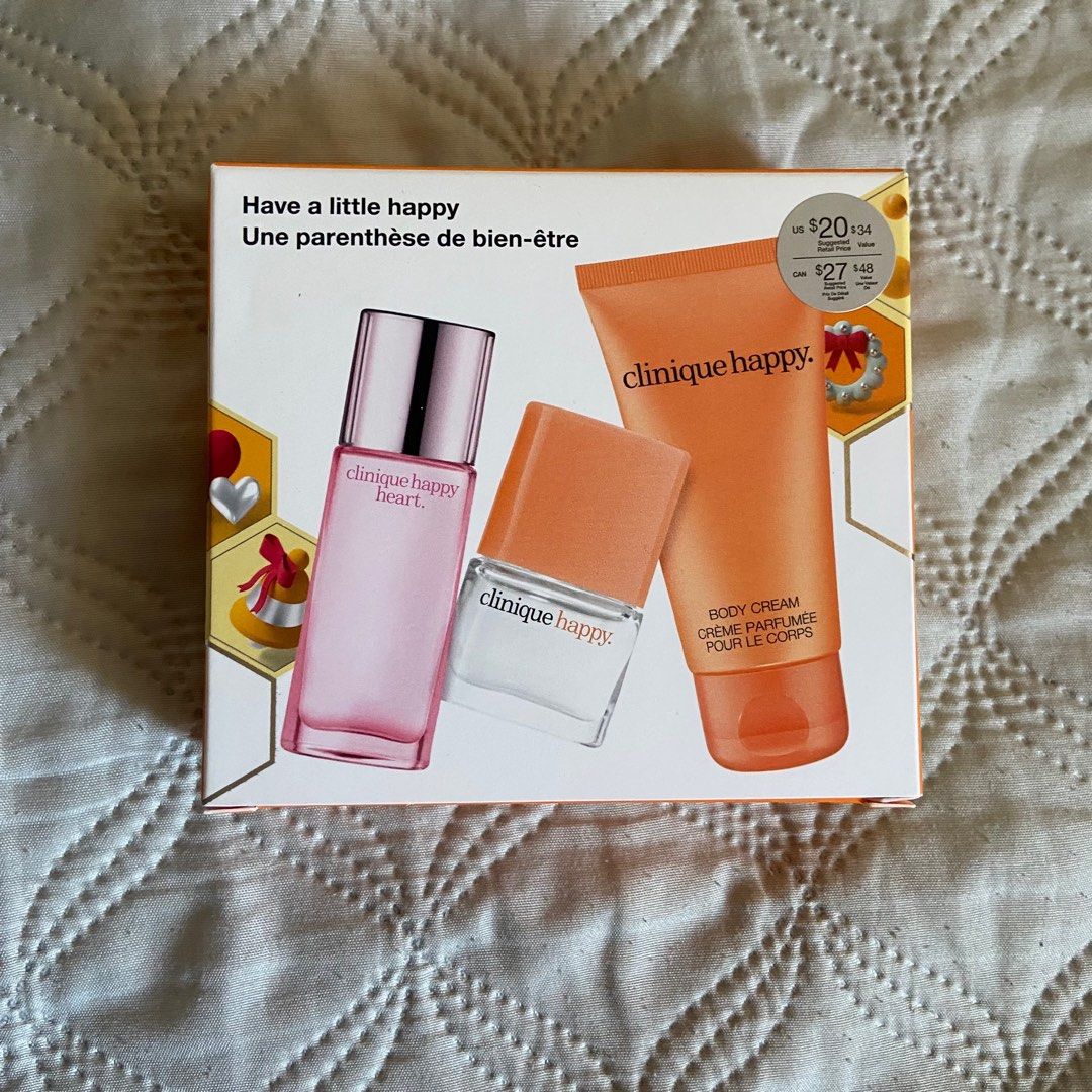 Clinique a little happiness store set of 3 perfumes