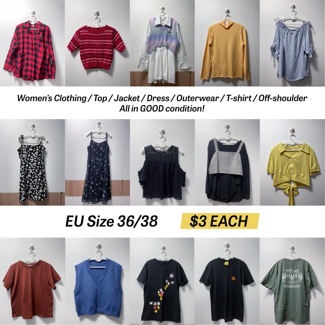Clothes CLEARANCE SALE cheap tops / dresses, Women's Fashion, Tops, Other  Tops on Carousell