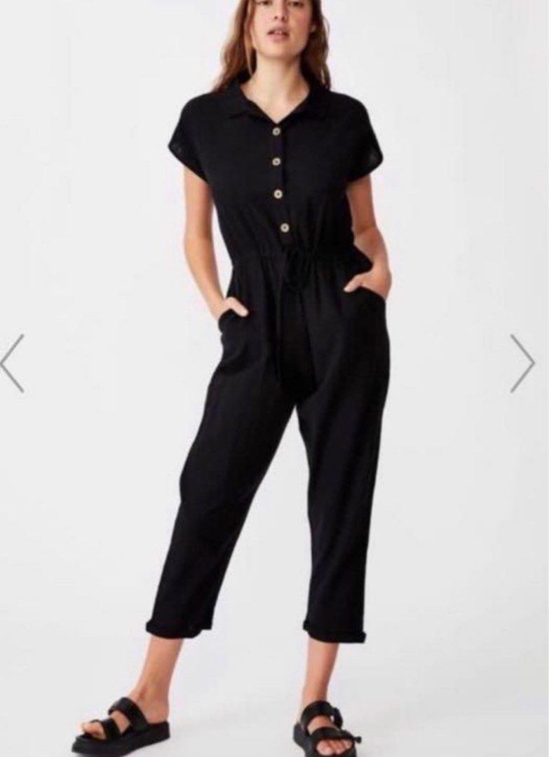 Cotton on jumpsuit black clearance