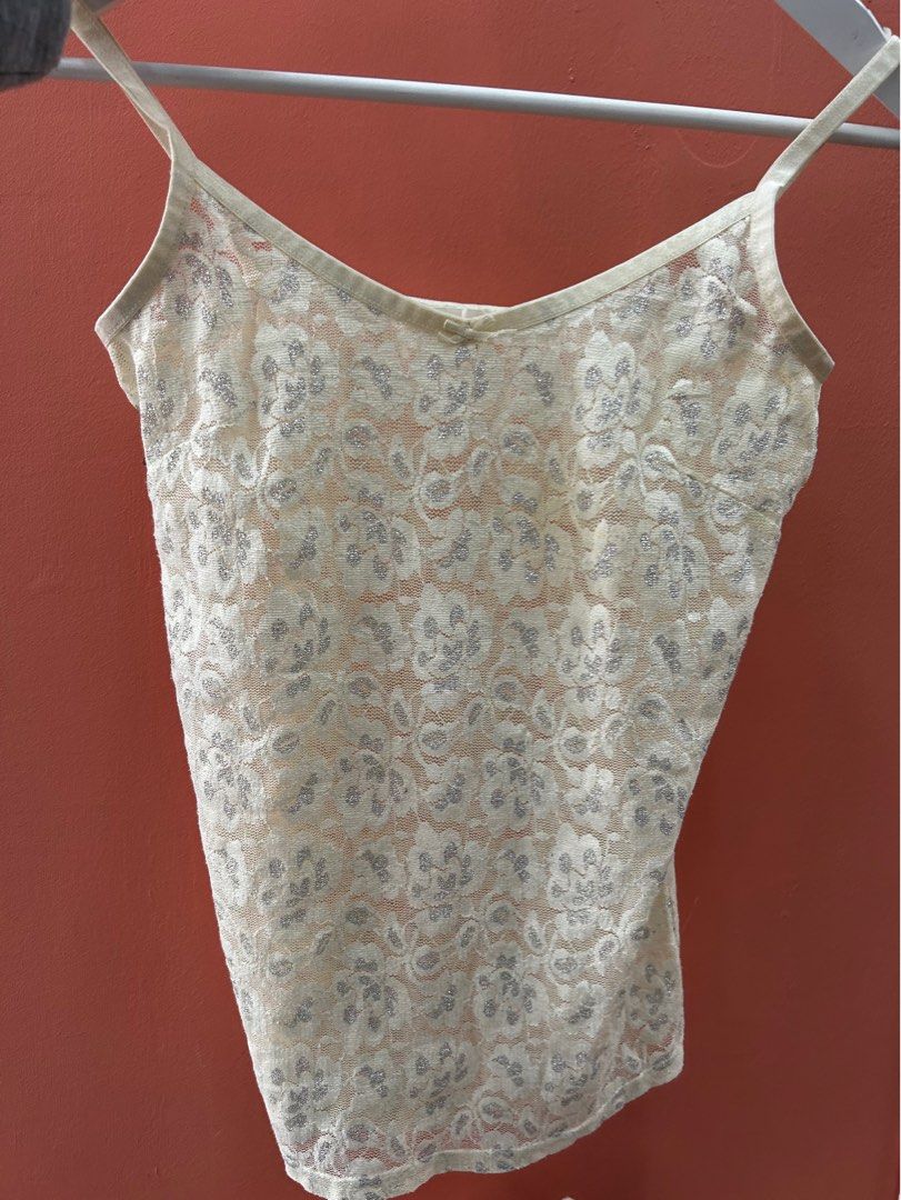  Cream Lace Cami