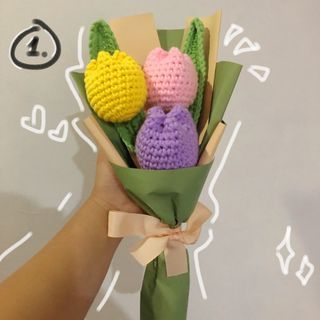 crochet bouquets