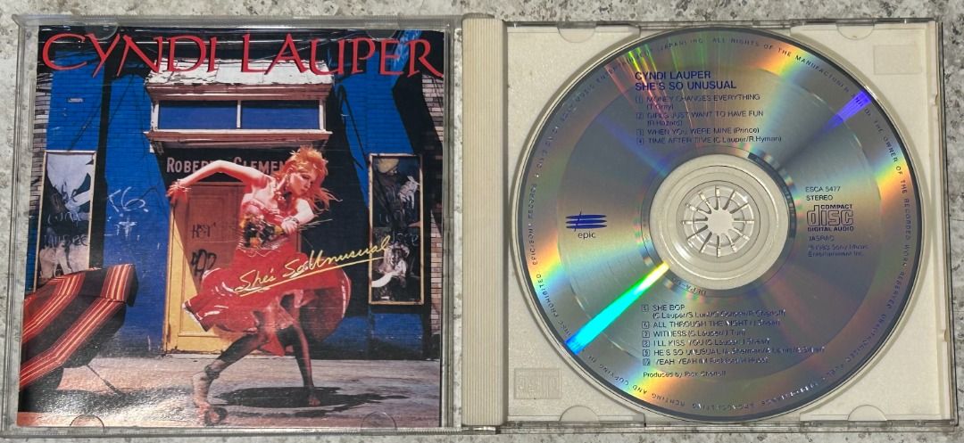 Cyndi Lauper She's So Unusual 日版(1991 年¥1,800 版) CD 90% 新 