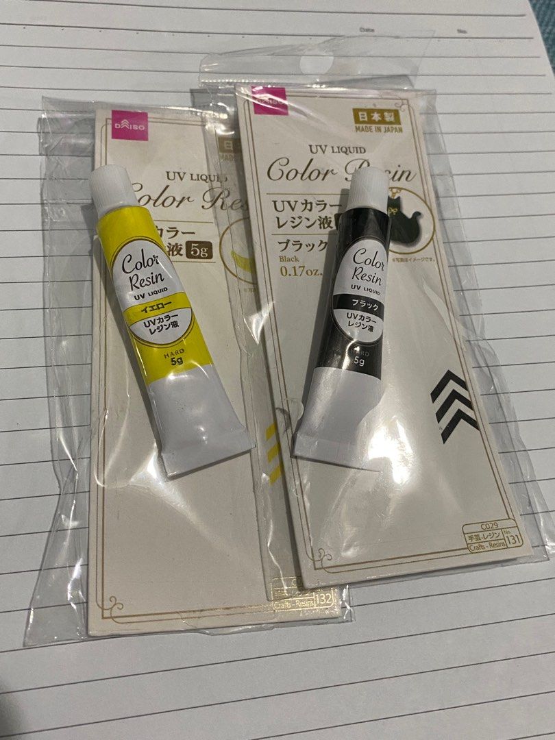Daiso UV Liquid colour Resin, Hobbies & Toys, Stationery & Craft, Craft
