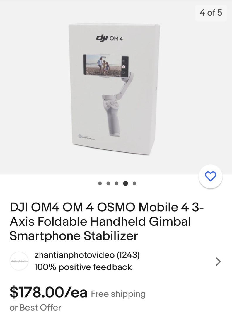 DJI OSMO MOBILE 4 OM4 グレー - スマホアクセサリー