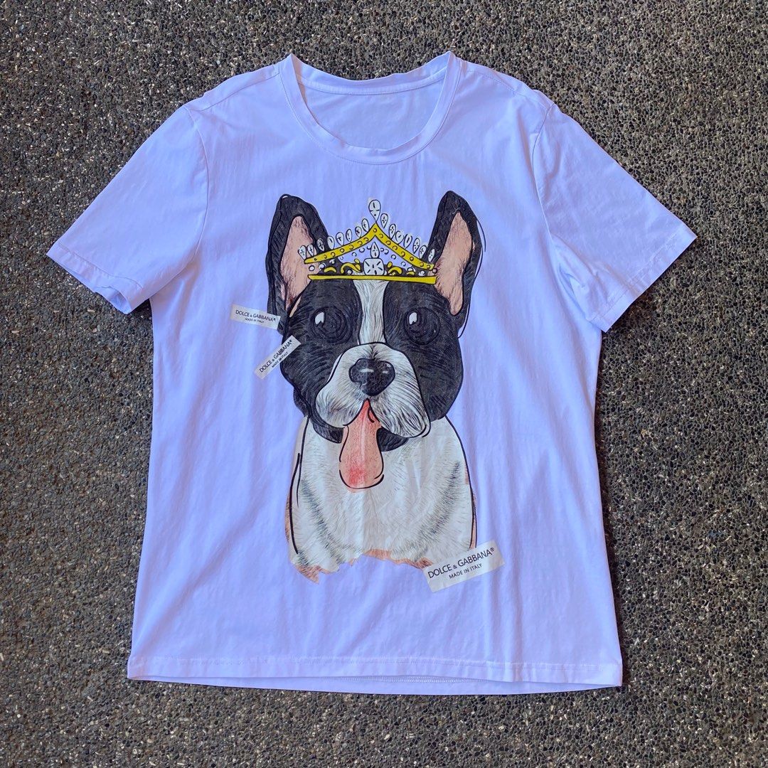 Dolce gabbana dog shirt cheap