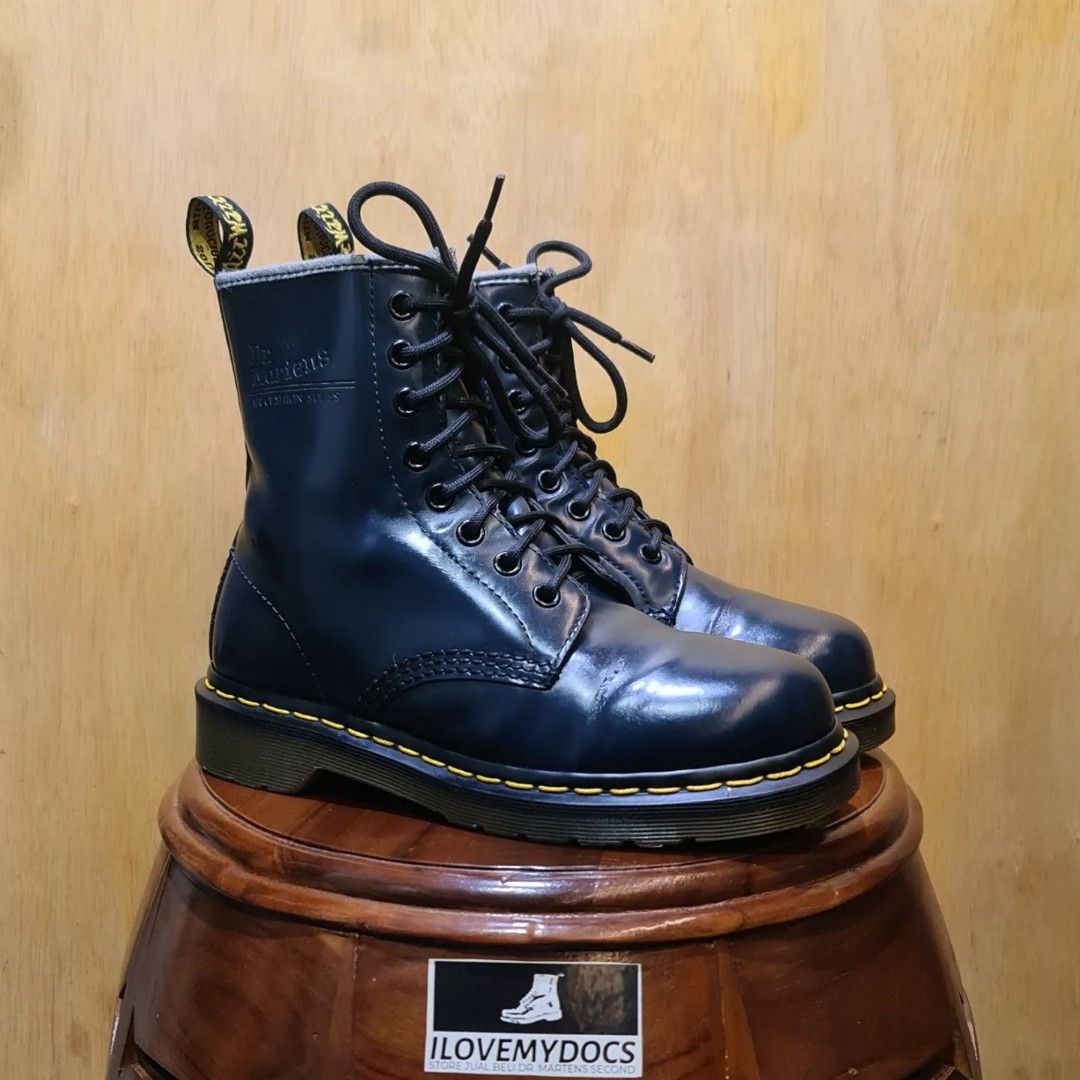 Dr Martens 1460 BLUE NAVY SMOOTH 37 Fesyen Wanita Sepatu di