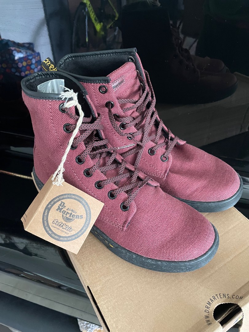 Dr martens shoreditch cherry red online
