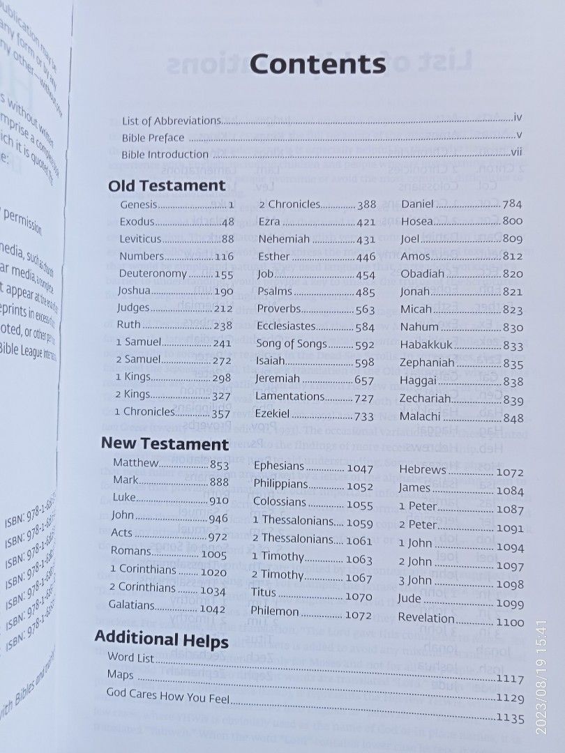 Easy to read version bible on carousell