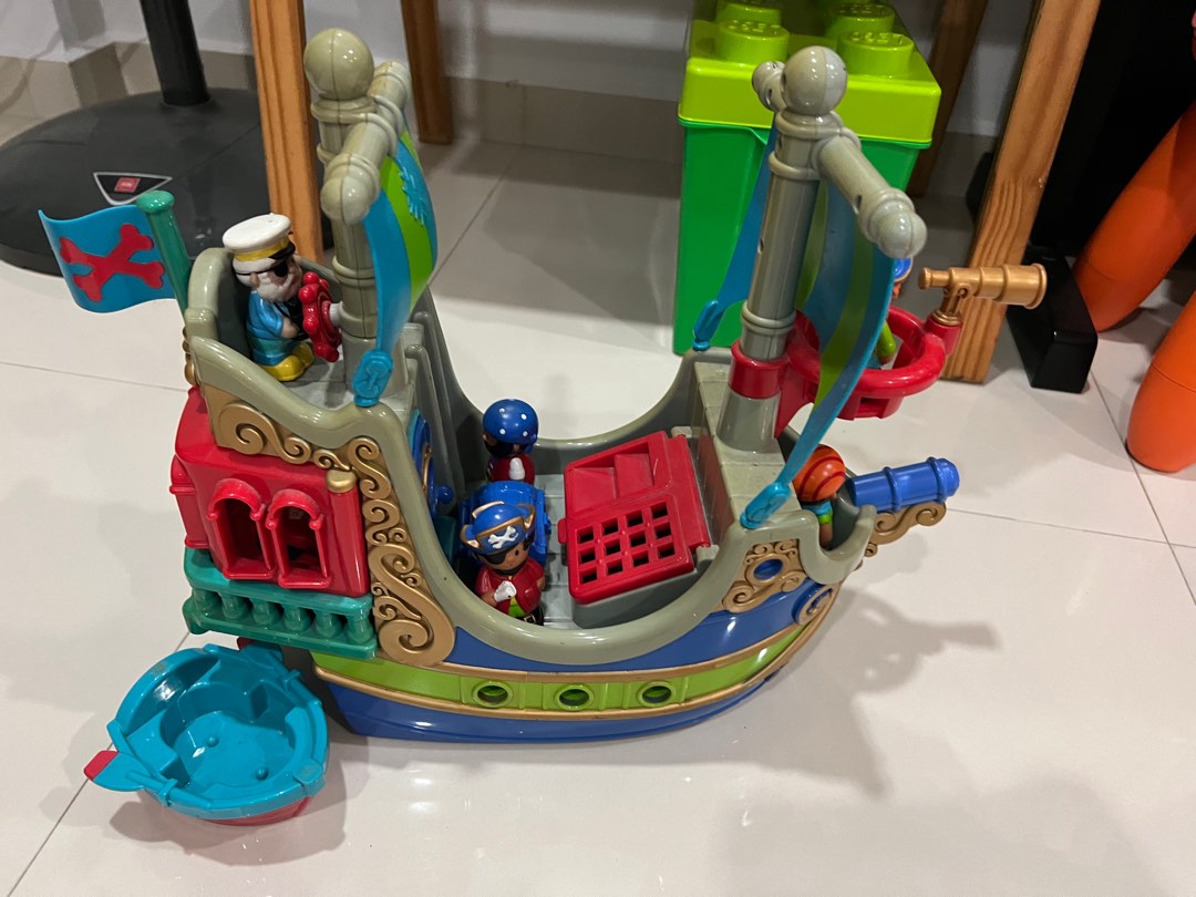 ELC pirate ship and fire engine, Hobbies & Toys, Toys & Games on Carousell