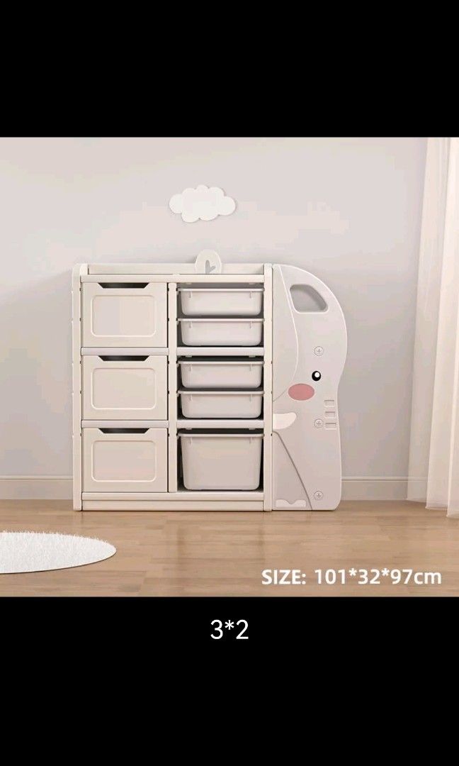 Elephant Toy Storage for Baby Nursery, Babies & Kids, Baby