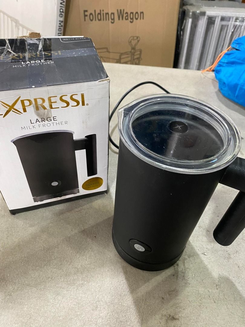 Expressi Large Milk Frother Matte Black on Carousell