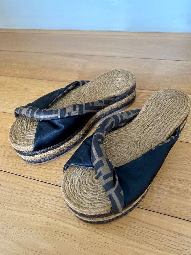 Fendi espadrilles size 39 Women s Fashion Footwear Sandals on