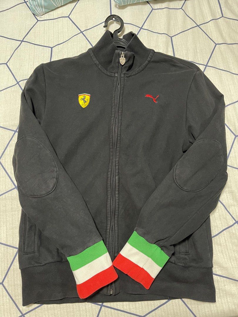 PUMA Scuderia Ferrari Red Track Zipper Style Jacket Men Size Large | eBay-gemektower.com.vn