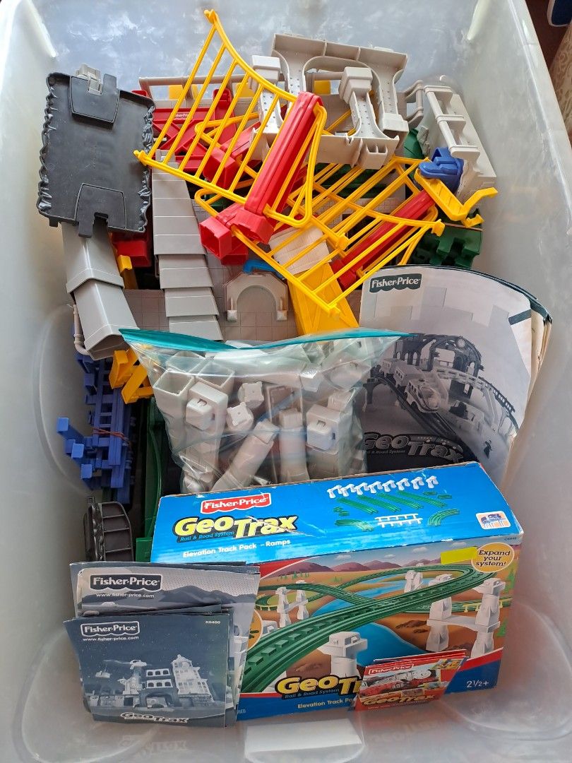 Fisher Price Geotrax Geo Trax Mega Sets Bundle, Hobbies & Toys, Toys