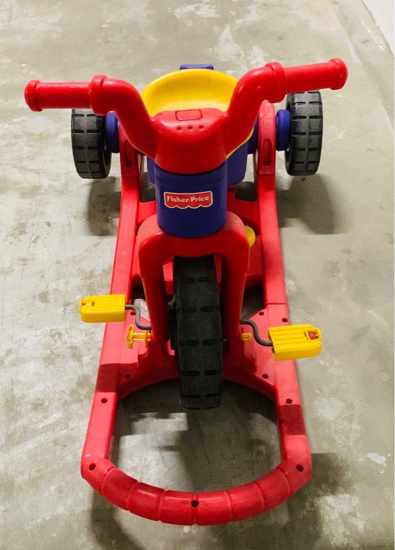 Fisher price rock deals roll and ride trike
