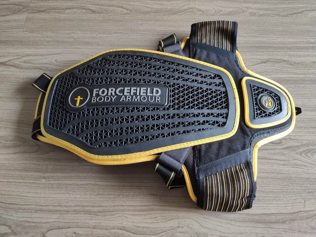 Forcefield back protector, Motorcycles, Motorcycle Apparel on Carousell