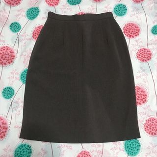 (FREE) Mocha Brown Pencil Skirt