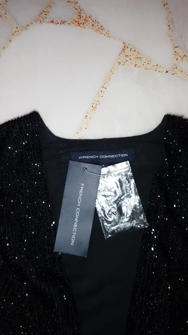 French Connection beaded vest Women s Fashion Coats Jackets and