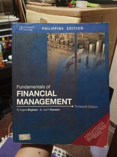 Fundamentals of FINANCIAL MANAGEMENT (13th edition - Brigham & Houston)