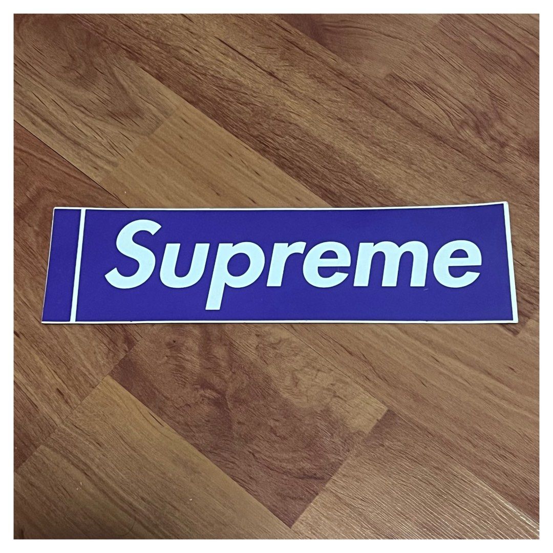 Supreme Purple Box Logo Sticker – On The Arm