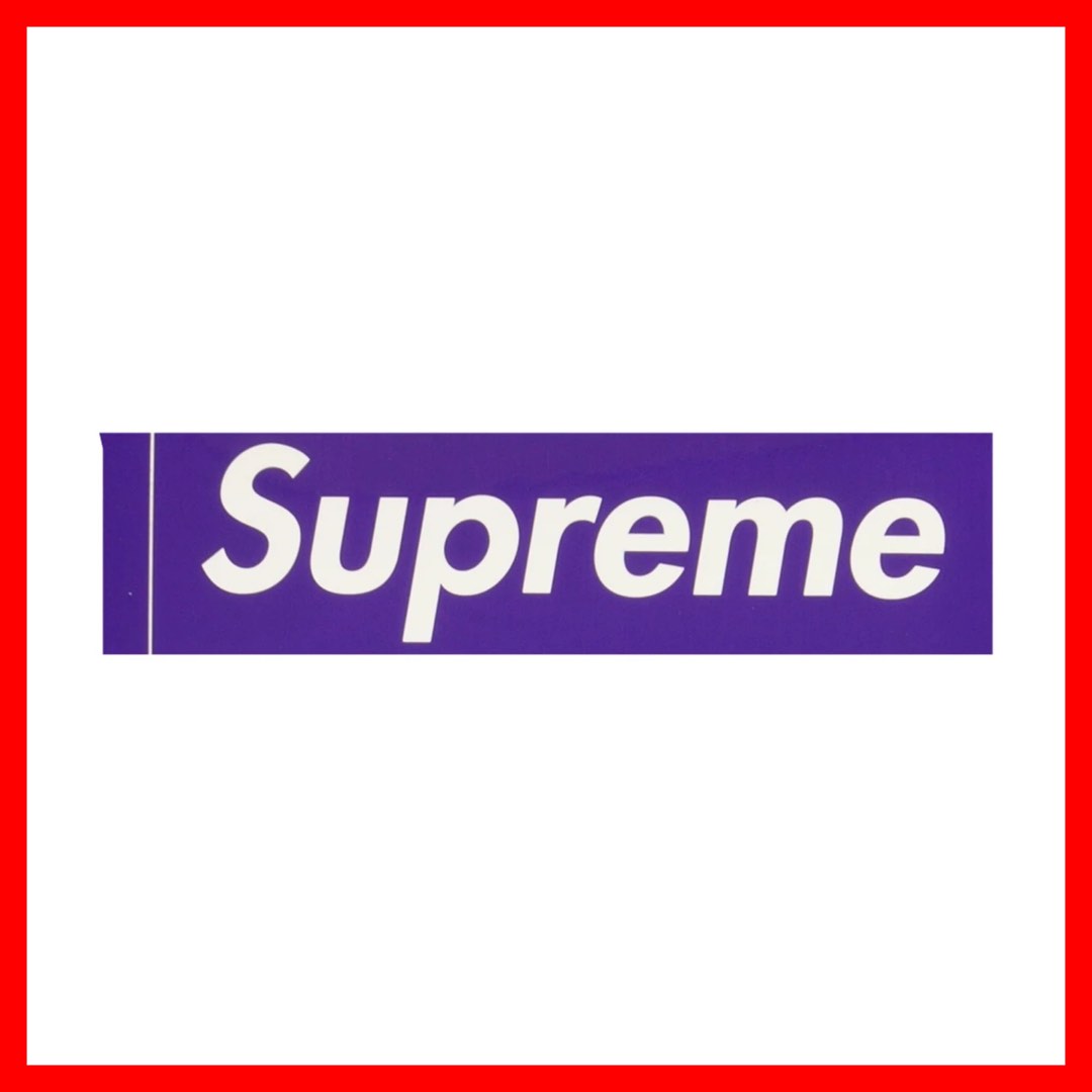 Supreme purple sticker 2025