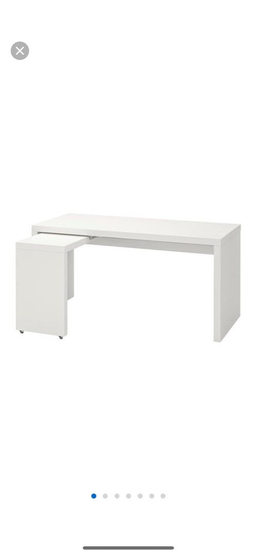 Malm outlet study desk