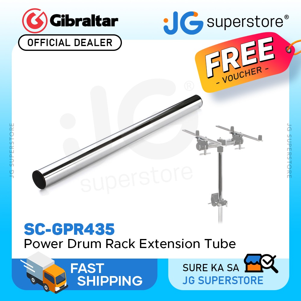 Gibraltar SCGPR435 43.5" Straight Drum Rack Extension Tube for Rack