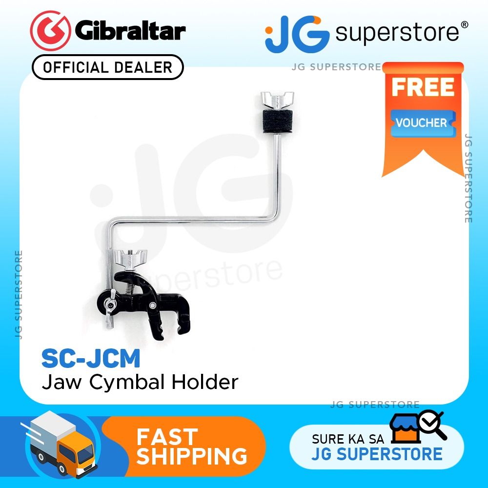Gibraltar SCJCM Jaw Mount Splash Cymbal Holder with Clamp and Rachet