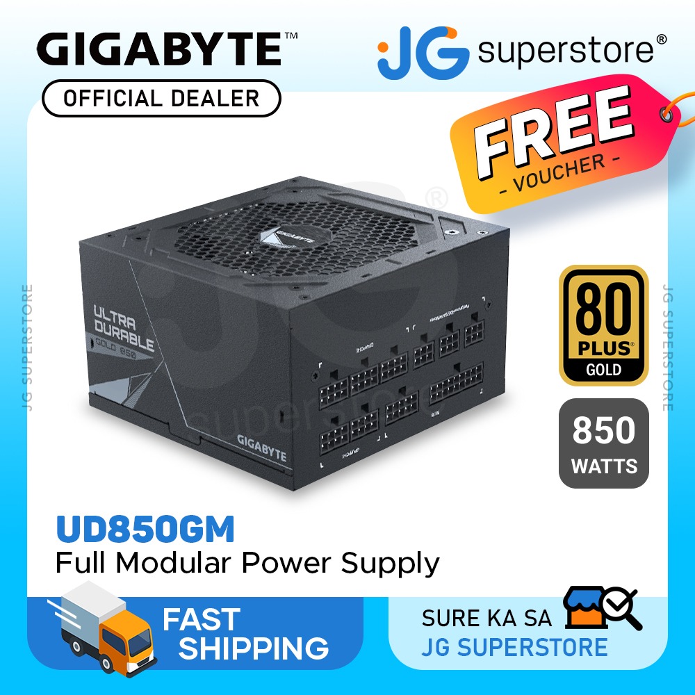 GIGABYTE UD850GM 850W 80+ Gold Full Modular Power Supply with 120mm