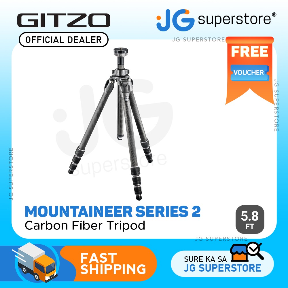 Trépied Gitzo GT2543L Mountaineer Series 2 – Carbone, Long, Ex-display – Comme Neuf