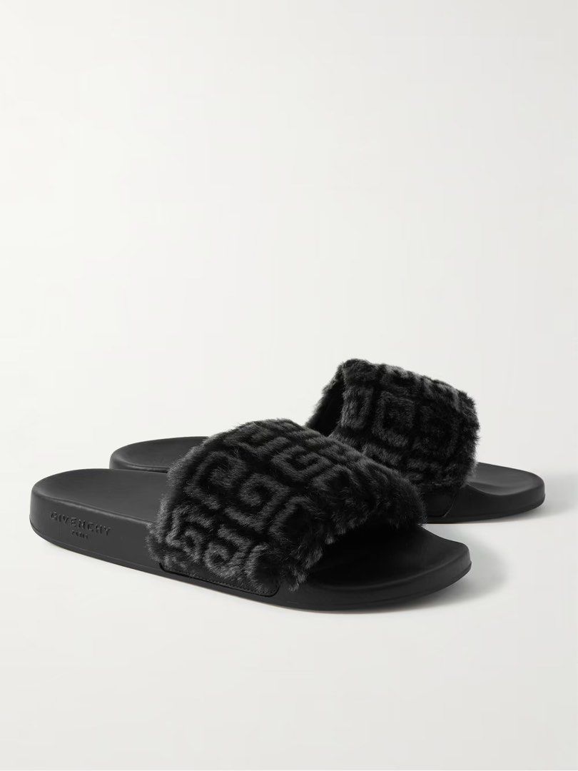 Givenchy fur sandals cheap