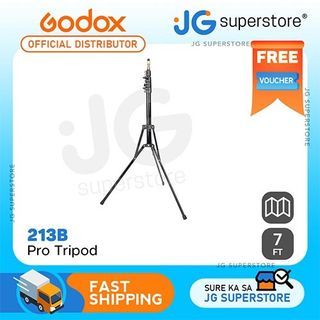 Godox 213B Foldable Light Stand with 213cm 7 Feet Maximum Height Adjustable Pro Tripod for Photo Video Studio Lighting | JG Superstore