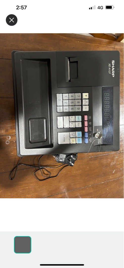 Good condition non defective at all Sharp cash register XE A137
