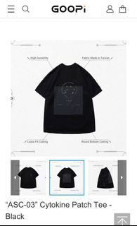Goopi goopimade ASC-03 Cytokine Patch black Tee