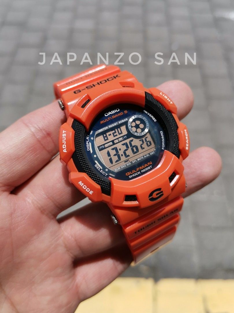 G shock best sale rescue orange