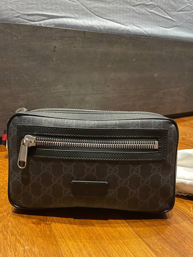 Gucci black belt on sale bag
