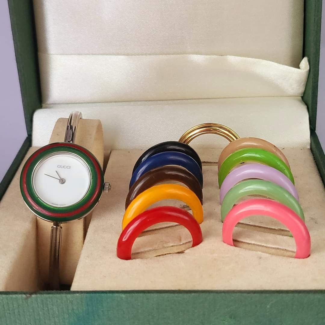 Gucci watch best sale bangle