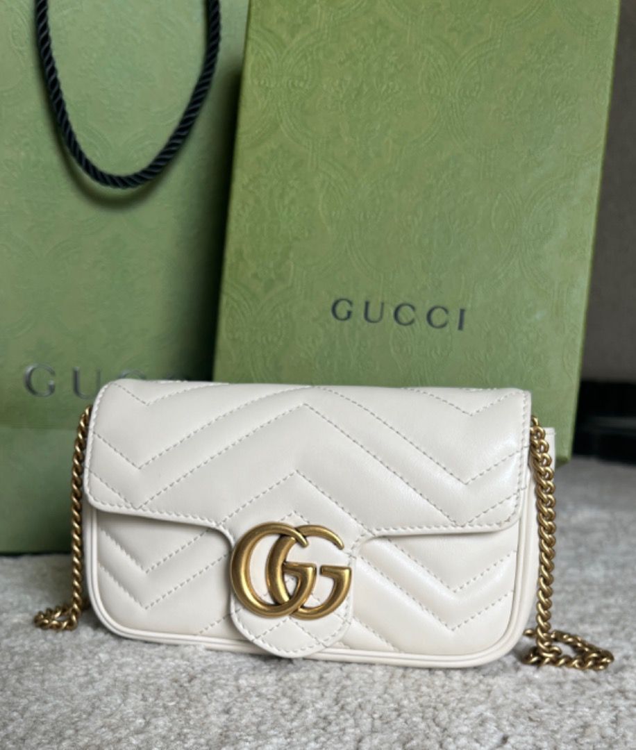 Gucci 'GG Marmont Super Mini' shoulder bag, Women's Bags