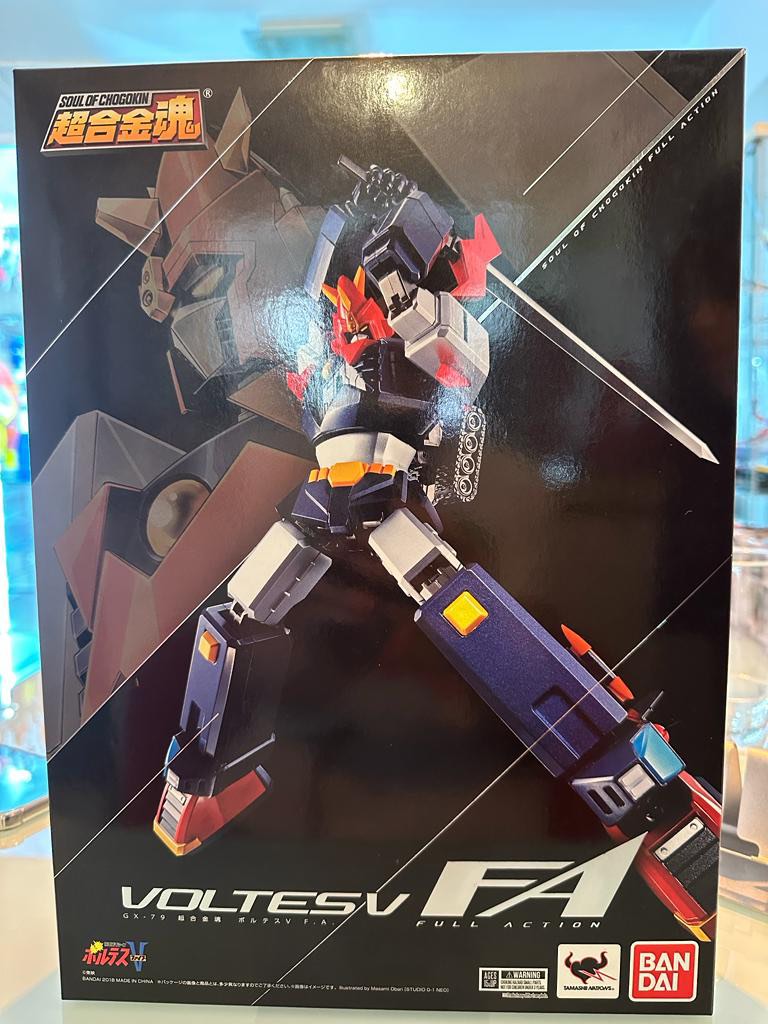 GX 79 VOLTES V BANDAI SOUL OF CHOGOKIN FULL ACTION FIGURE BRAND