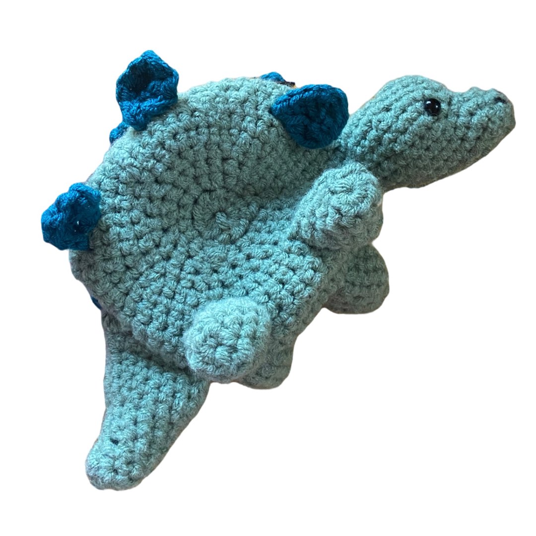 Handmade Crochet Dinosaur Wallet on Carousell