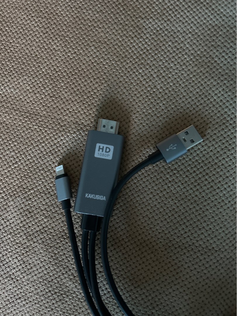 HDMI to iPhone with power, Computers & Tech, Parts & Accessories
