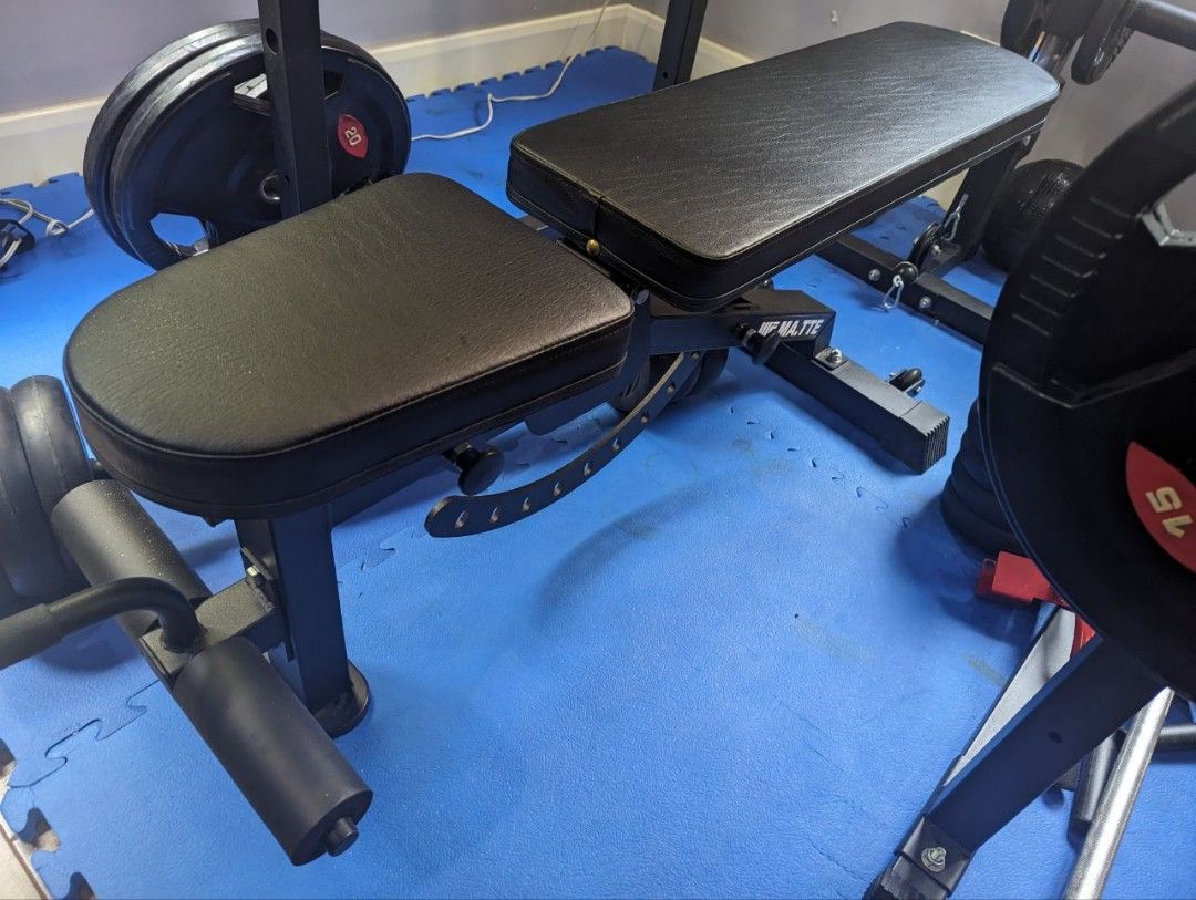 Heavy Duty Gym Weights Bench Adjustable on Carousell