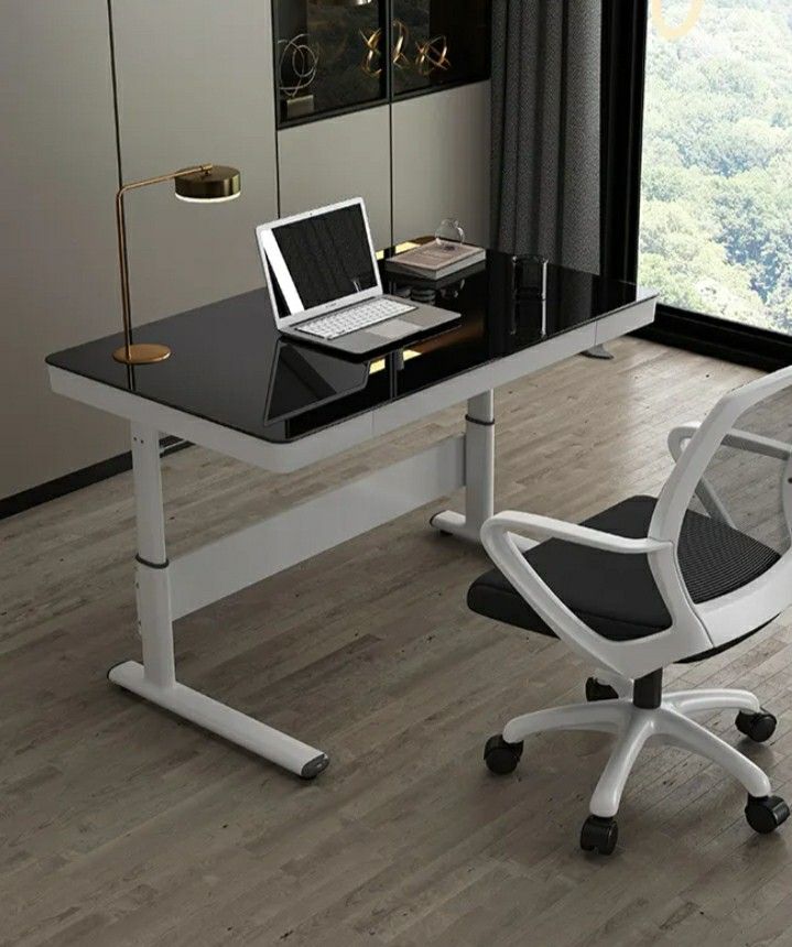 Height Adjustable Table (Manual), Furniture & Home Living, Furniture