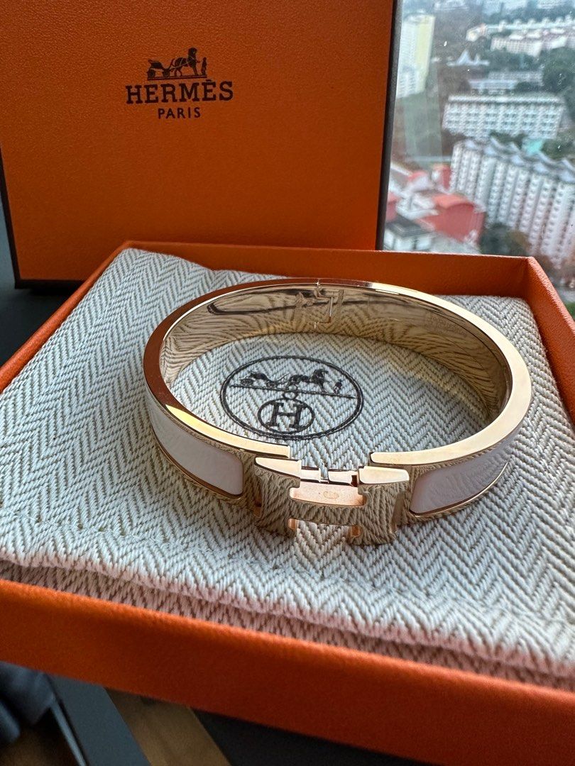 Hermès bracelet white best sale