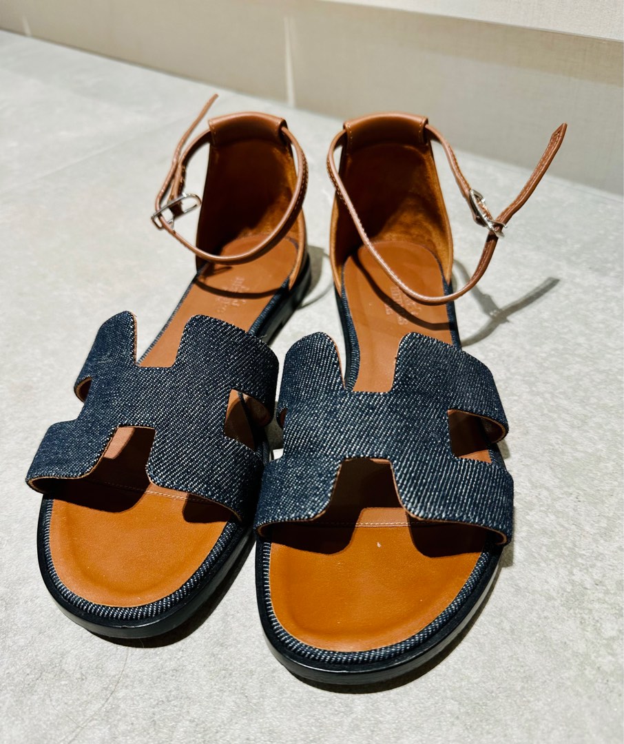 SANTORINI SANDAL BLEU CLAIR