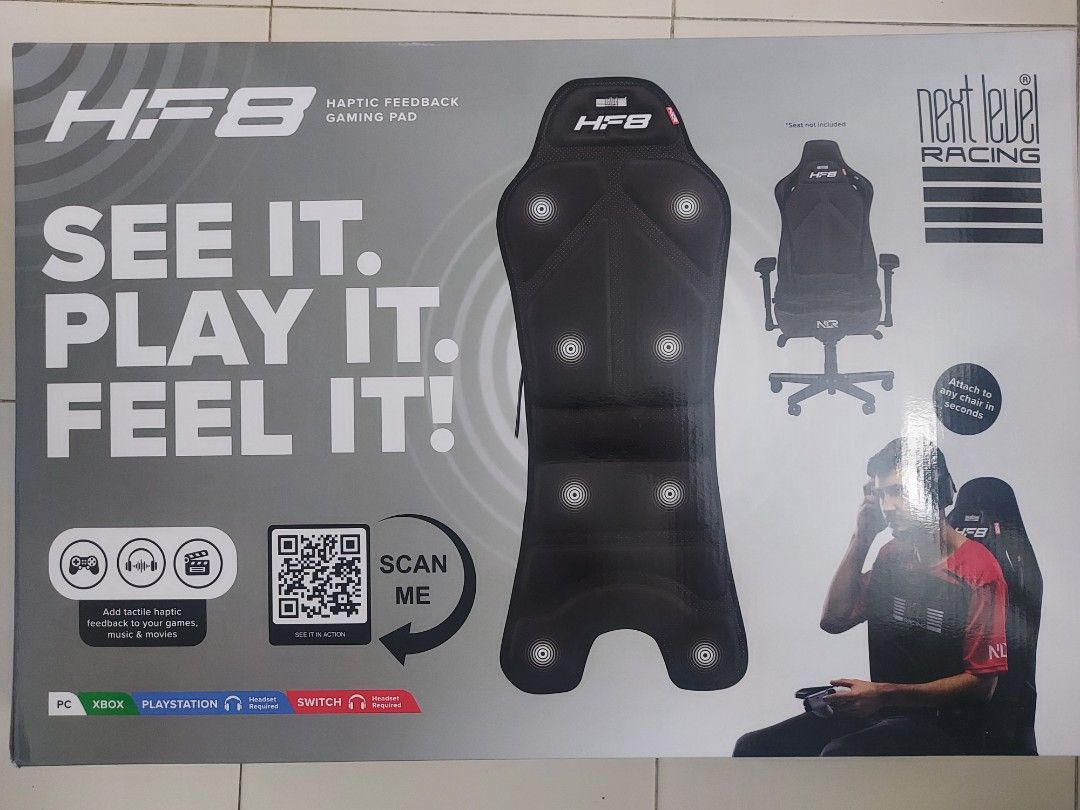 Next Level Racing HF8 Haptic Feedback Gaming Pad