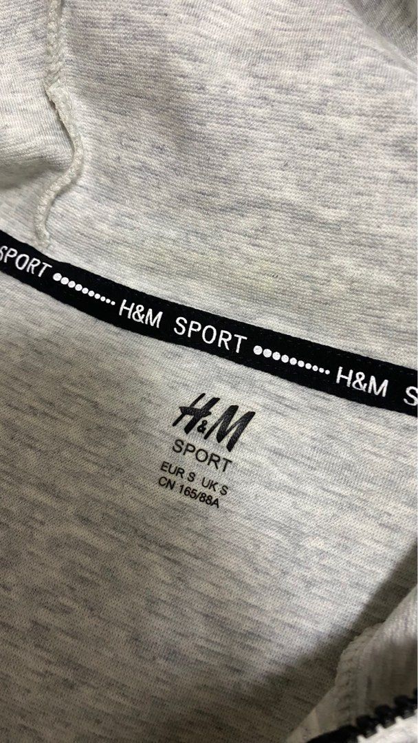 H M Sports Hoodie Women s Fashion Activewear on Carousell