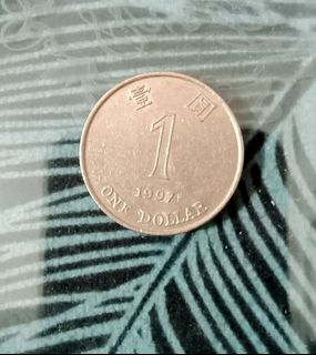 1997 Hong Kong 1 Dollar coin value  How much is $1 HK in dollars? 