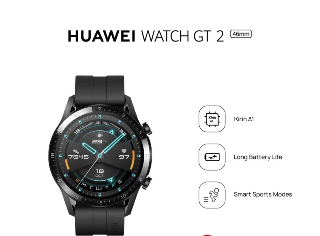 HUAWEI Watch GT 2 Smartwatch Long Battery Life SpO2 Supported