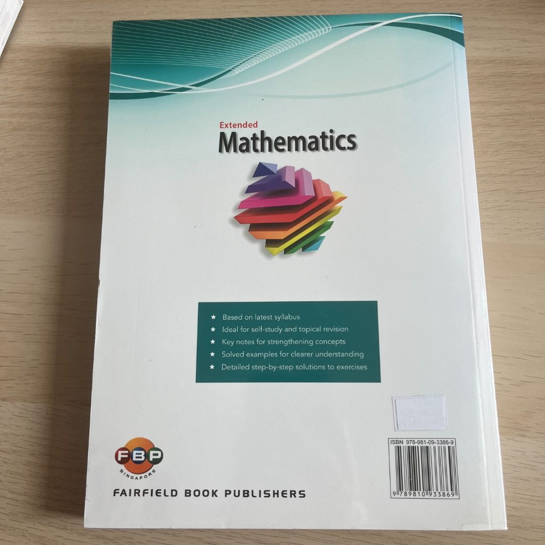 Igcse extended mathematics revision guide fbp 